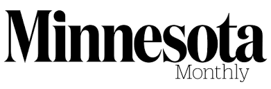 White background with black text reading Minnesota Monthly.